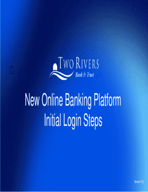 Two Rivers Bank & Trust Initial Login