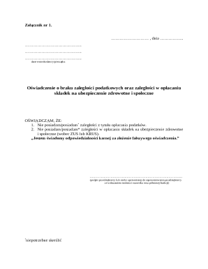 Tax and Insurance Declaration Form