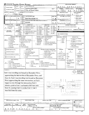 Traffic Crash Report Form