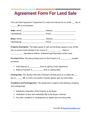 Land Sale Agreement