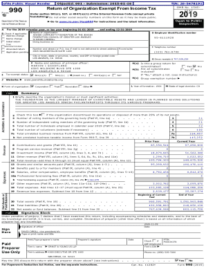 Form 990 2019