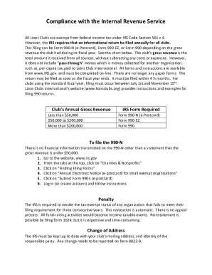 IRS Form 990-N Filing Instructions