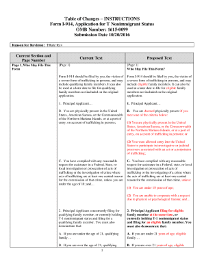 Form I-914 Application for T Nonimmigrant Status