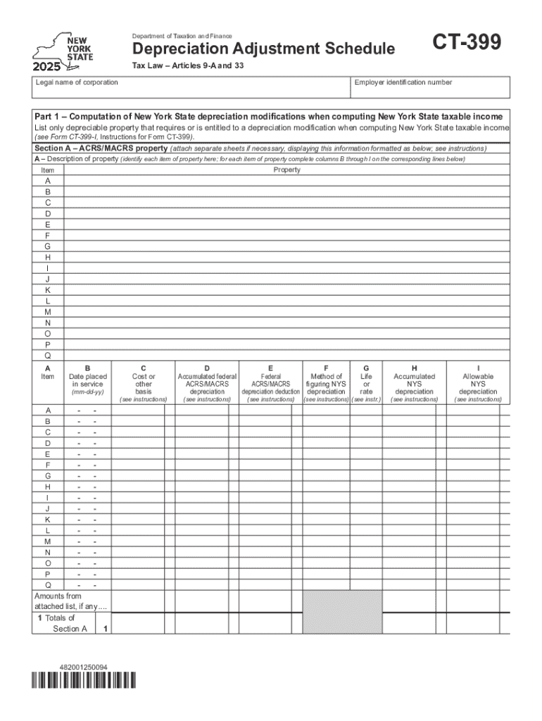 Form ct 399 instructions: Fill out and sign online Preview on Page 1