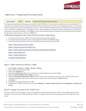 1099 Form Preparation Guide