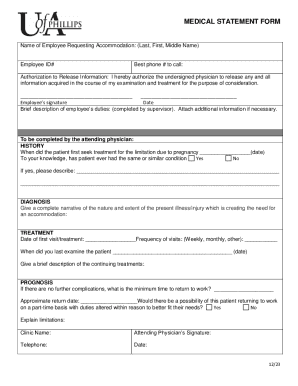 Medical Accommodation Request Form