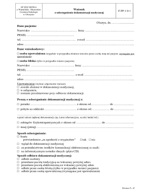 Medical Records Request Form