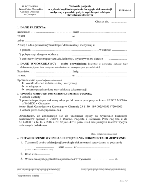 Patient Request for Medical Records