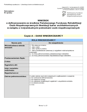 Application for Architectural Barrier Removal Funding