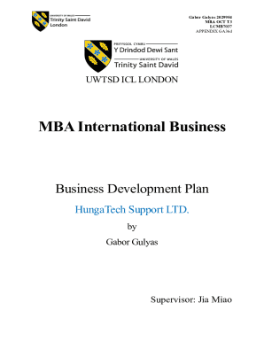 Master’s Dissertation Declaration Form