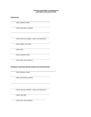 Proxy Voting Authorization Form