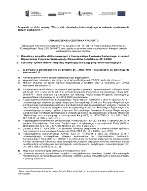 EU GDPR Data Processing Consent Form