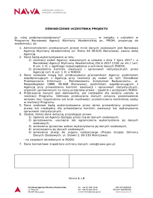 Participant Declaration Form