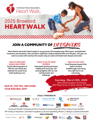 2025 Broward Heart Walk Registration