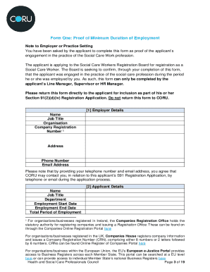Opinion of Competence Form for Social Care Workers