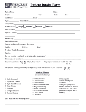 Patient Intake Form
