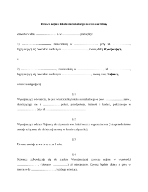 Residential Lease Agreement
