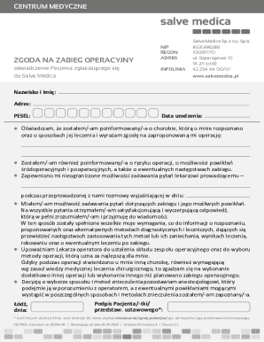 Medical Consent Form