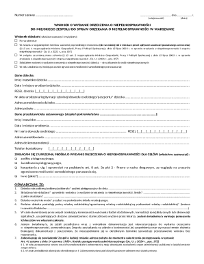 Application for Disability Determination