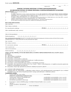 Application for Disability Assessment