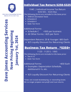 US Individual and Business Tax Return Services
