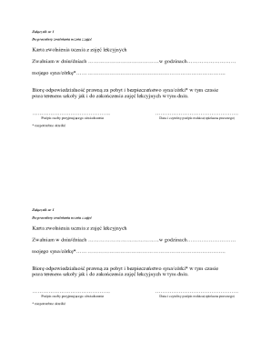 Student Release Form