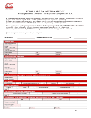 Generali Claim Submission Form
