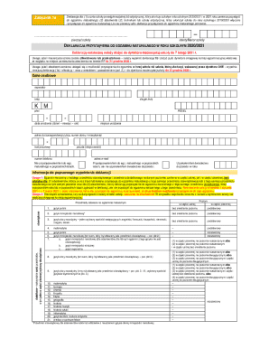 Polish Matura Exam Declaration Form