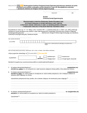 Polish High School Exam Appeal Decision