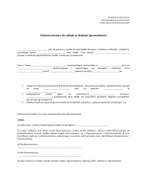 Proxy Voting Authorization Form