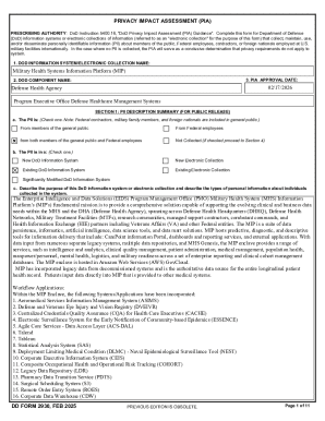 Privacy Impact Assessment Form