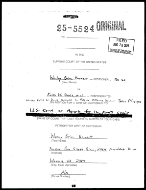 Petition for Writ of Certiorari