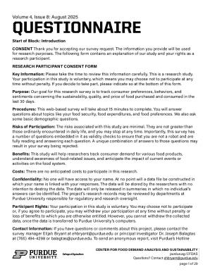 Research Participant Consent Form