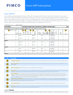 Form 1099-B and 1099-DIV Information