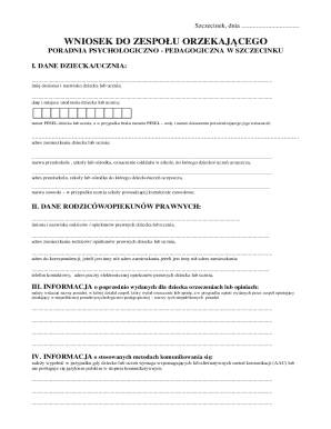 Polish Special Education Assessment Application