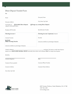Moultrie Bank & Trust Switch Kit