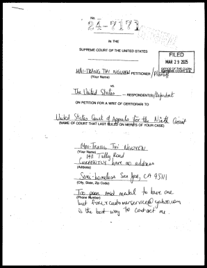 Petition for a Writ of Certiorari