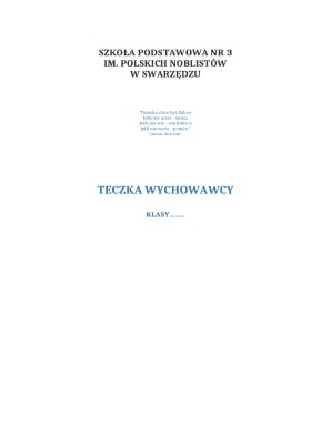 School Teacher's File