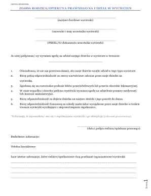 Parish Permission Forms