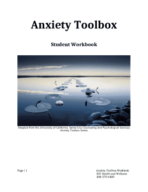 Anxiety Toolbox Student Workbook