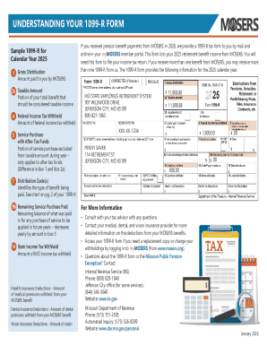 1099-R Tax Form