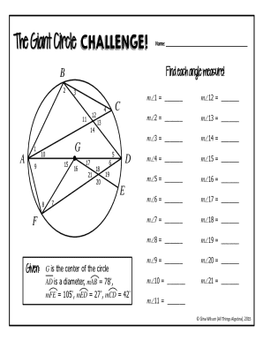 Geometry Quiz 10-2: Inscribed Angles, Tangents, Angle & Arc Measures