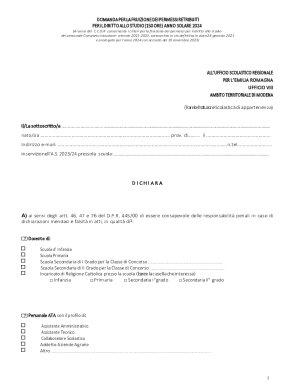 Request for Paid Study Leave Permits