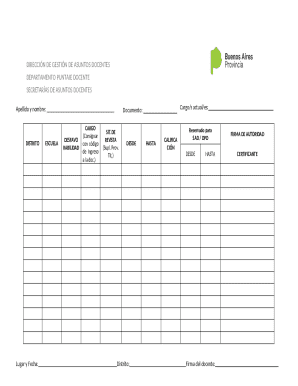Teacher Appointment Form