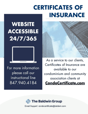 Certificates of Insurance
