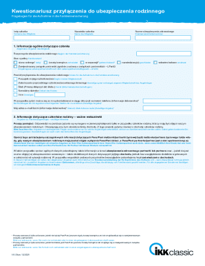 German Family Health Insurance Enrollment Form