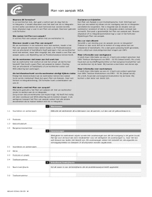 Plan van Aanpak WIA Form