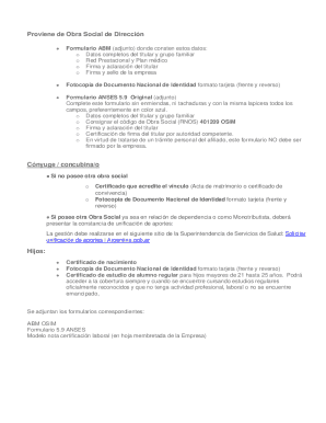 OSIM Form ABM and ANSES 5.9