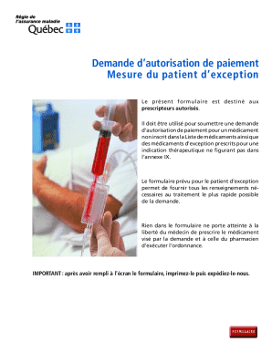 Demande d’autorisation de paiement