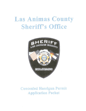 Colorado Concealed Handgun Permit Application